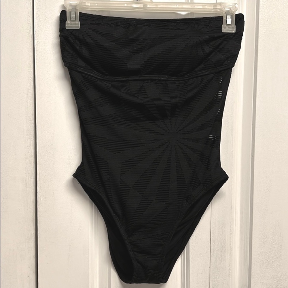 Mossimo Bathing Suit Size M New Black NWT
